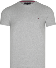 Core Stretch Slim C-Neck Tee - Cloud Htr